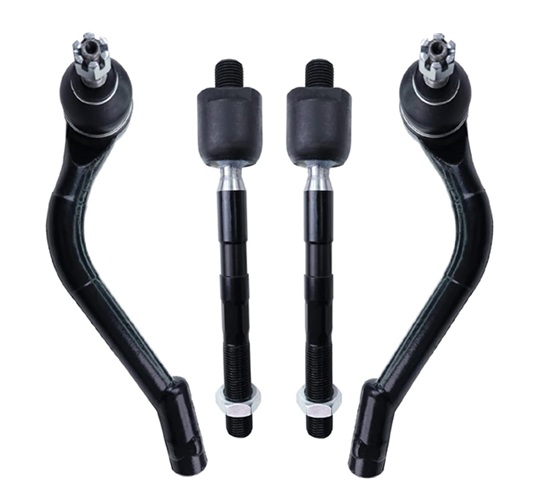 4Pcs Front Steering Inner Outer Tie Rod Ends Kit Compatible with 2011-2019 Kia Optima, 2011-2016 Sportage, 2011-2014 Hyundai Sonata, 2010-2015 Tucson-ES800717 ES800718