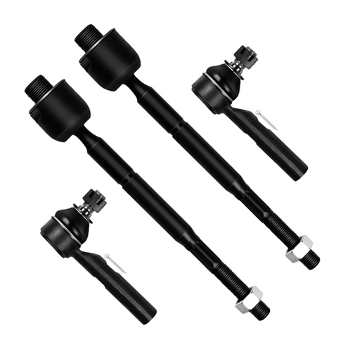 4pcs Front Suspension Kit Inner Tie Rod End Outer Tie Rod End Fit 2003-2009 For Toyota For 4runner 2007-2009 FJ Cruiser 2003-2009 For Lexus GX470