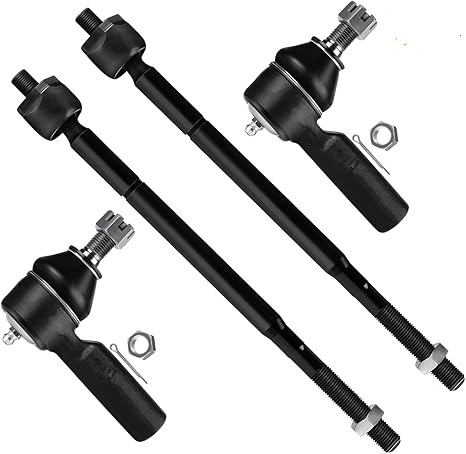 4pcs Front Suspension Kit Inner Outer Tie Rod End Fit 1992-2001 For Toyota Camry 1998-2003 For Sienna 1995-2004 Avalon 1999-2002 Solara