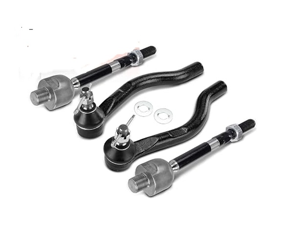 4PC Front Outer & Inner Tie Rod Compatible with Fit for Acura Integra, for Honda Civic Insight 2016 2017 2018 2019 2020 2021 2022 2023 2024 2025#OE EV801274 ES801251 ES801250