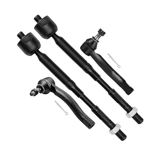 4pcs Front Inner & Outer Tie Rod Ends Kit Fit for Toyota Corolla 2003 2004 2005 2006 2007 2008 | Replaces EV470 ES80431 ES80432