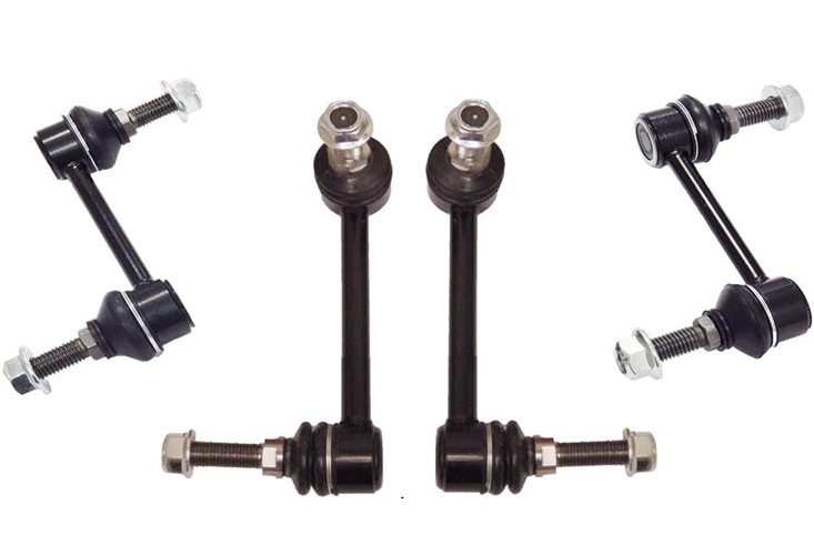 Sway Bar Linkage 4pcs Suspension Stabilizer Set Kit Front Rear Side for Toyota for Tacoma 2.7L/4.0L 2005-2013 K80946 4882060050 205-2179 48830AD020