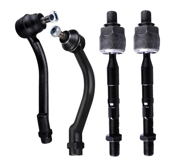 Front Tie Rod End FITS for Hyundai Santa Fe 2007-2012, for Kia Sorento Front Inner and Outer Tie Rod Ends FITS for 2007-2012 Santa Fe, for Kia Sorento 2011 2012 2013 EV800231 ES800035 ES800055