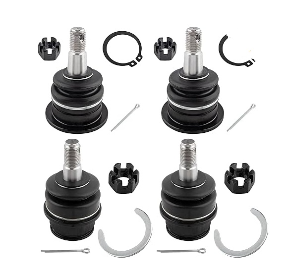 Front Upper & Lower Ball Joints Suspension Kit Fits for Lexus GX470 2003-2009 / for Toyota 4Runner 2003-2018 / FJ Cruiser 2007-2014 / Replaces K500018 K500017