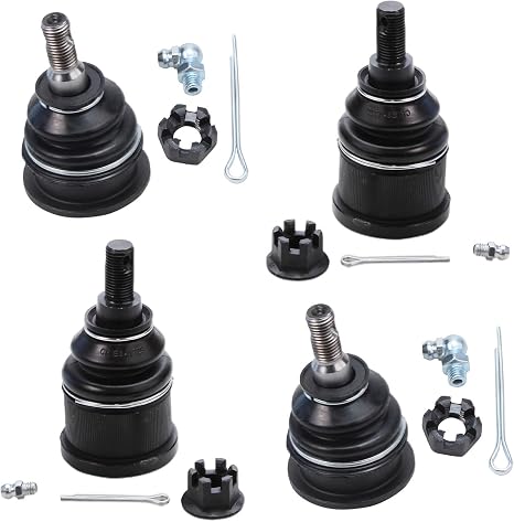 Front Ball Joints for 2003-2007 Honda Accord 2004-2008 Acura TSX, 4 Upper Lower Ball Joints 2005 2006 Replacement