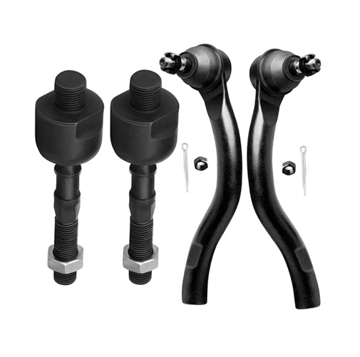 4pcs Front Suspension Kit Inner Tie Rod End Outer Tie Rod End Fit 2003-2007 For Honda For Accord 2.4L 2004-2008 For Acura TSX