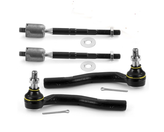 Inner & Outer Tie Rod End Kit Fits Lexus ES350 2007-2012, Toyota Camry 2007-2011, Toyota Avalon 2005-2012, 4 PC, Replacement EV800085 & ES80603 & ES80602,
