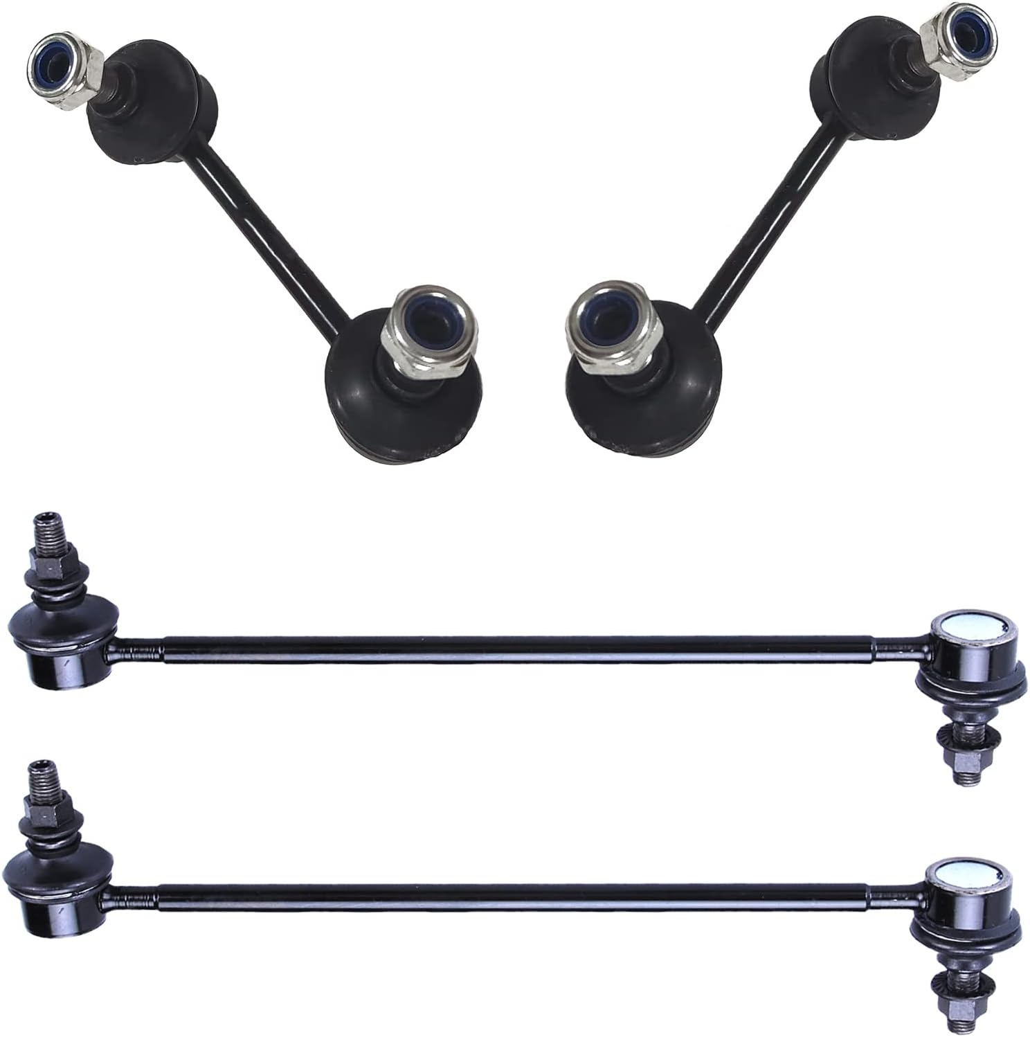 Front Rear Sway Bar Link Kit for Toyota RAV4 2001-2005 (4pc) K80296 K80297 K80298 Suspension Stabilizer Bar End Links Front Rear Kit for Toyota RAV4 2001 2002 2003 2004 2005