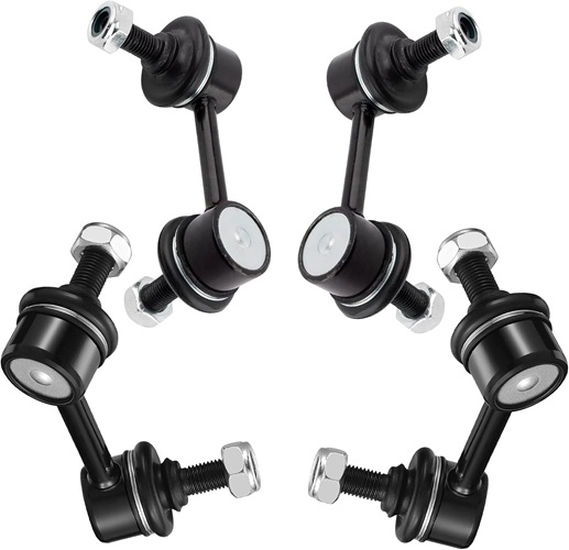 Front and Rear Sway Bar Links Compatible With 2006-2011 Acura CSX, Honda Civic Sway Bar End Links K80768 K80769 K750125 K750126